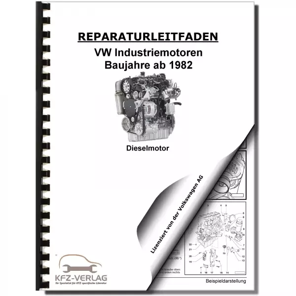 VW Industriemotoren IM (82>) 5-Zyl. 2,4l 98 PS Dieselmotor Reparaturanleitung