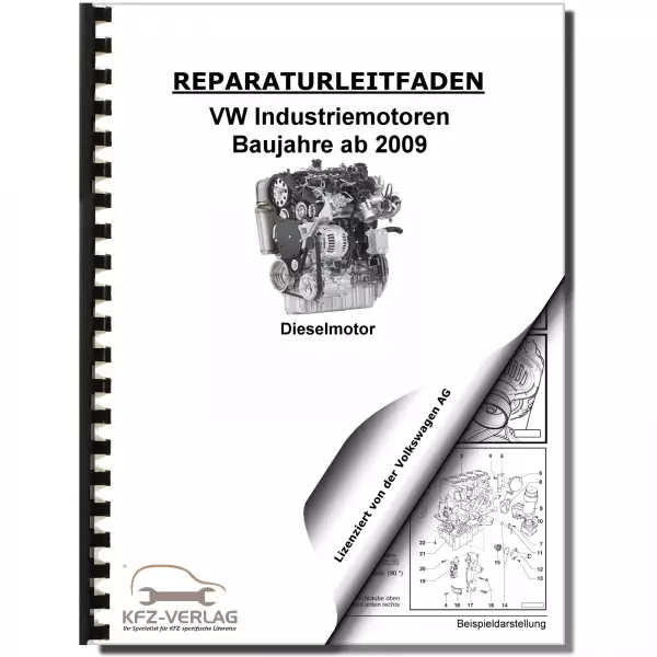 VW Industriemotoren (09>) 4-Zyl. 2,0l Dieselmotor 60-102 PS Reparaturanleitung