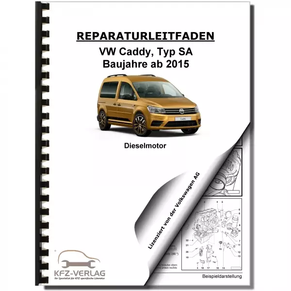 VW Caddy Typ SA ab 2015 4-Zyl. 1,6l Dieselmotor TDI 75-102 PS Reparaturanleitung