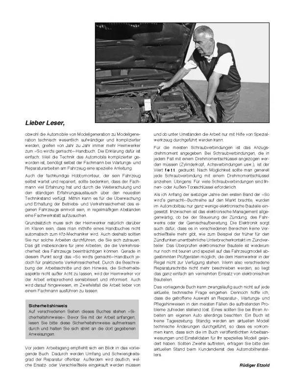 Peugeot 206 1998-2013 So wird's gemacht Reparaturanleitung E-Book PDF