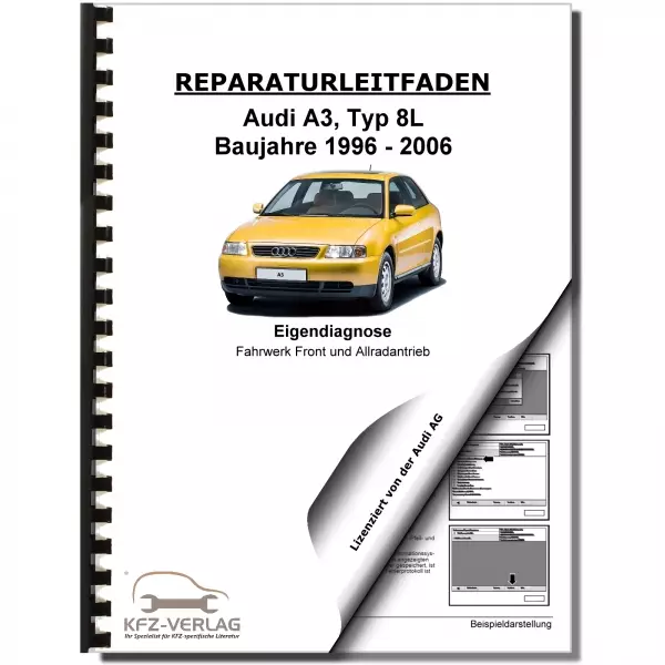 Audi A3 8L 1996-2006 Fahrwerk Eigendiagnose für ESP Lenkung Reparaturanleitung