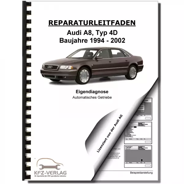 Audi A8 4D 1994-2002 Eigendiagnose Automatikgetriebe 01F 01K Reparaturanleitung