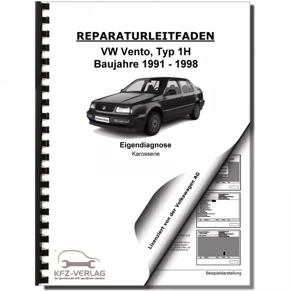 VW Vento Typ 1H 1991-1998 Eigendiagnose Ecomatic Reparaturanleitung