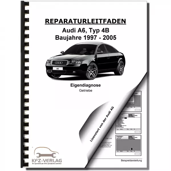 Audi A6 Typ 4B 1997-2005 Eigendiagnose Multitronic Getriebe 01J Reparaturanleitung