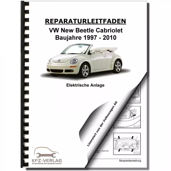 VW New Beetle Cabrio 1Y (03-10) Elektrische Anlage Systeme Reparaturanleitung