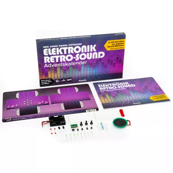 Elektronik Retro Sound 70er 80er Modellbau Set Adventskalender Franzis Verlag