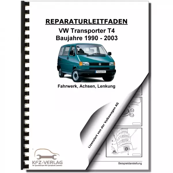 VW Transporter T4 1990-2003 Fahrwerk Achsen Lenkung Reparaturanleitung