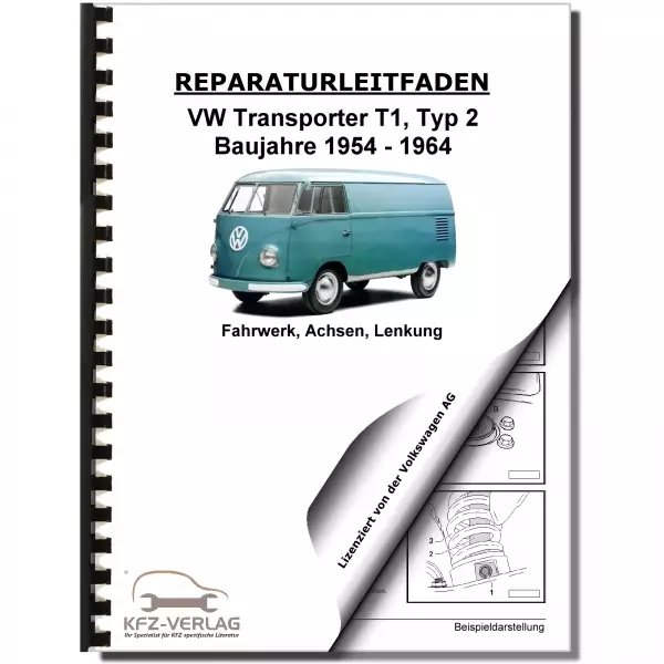 VW Transporter Bus T1 von 1954 bis 1964 Fahrwerk Achsen Lenk