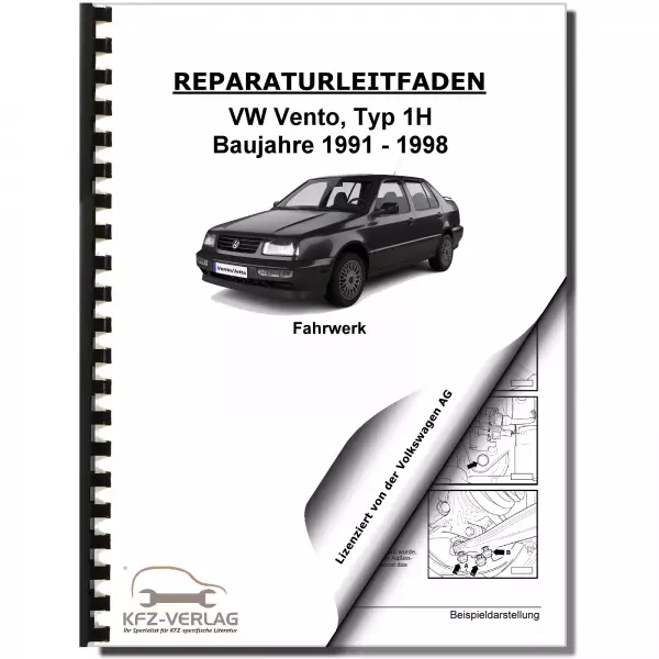 VW Vento Typ 1H 1991-1998 Fahrwerk Achsen Lenkung Bremsen Reparaturanleitung
