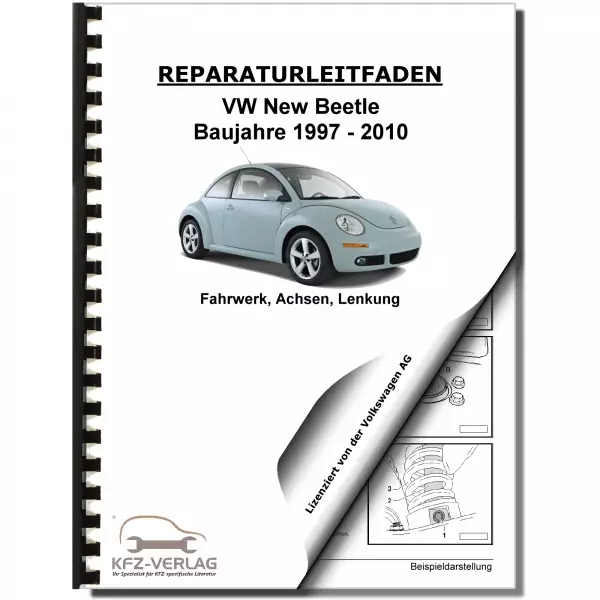 VW New Beetle Typ 9C 1997-2010 Fahrwerk Achsen Lenkung Reparaturanleitung