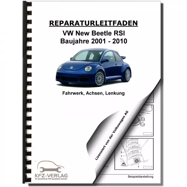 VW New Beetle RSi 9G (01-05) Fahrwerk Achsen Lenkung Reparaturanleitung