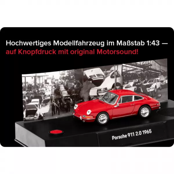Porsche 911 Sportwagen Modellauto Modellbau Adventskalender Franzis Verlag