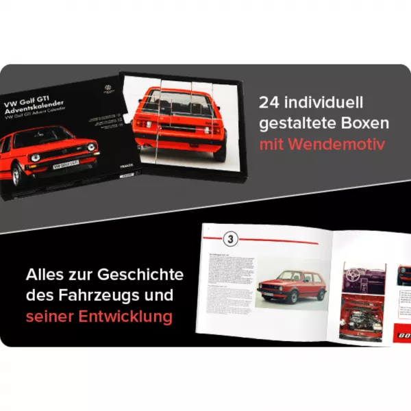 VW Golf GTI Modellauto Modellbau Adventskalender Franzis Verlag