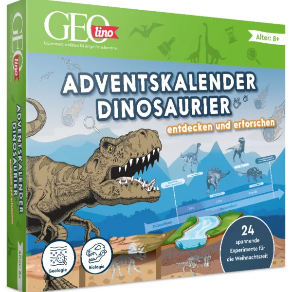 GEOLINO Adventskalender Dinosaurier - entdecken und erforschen