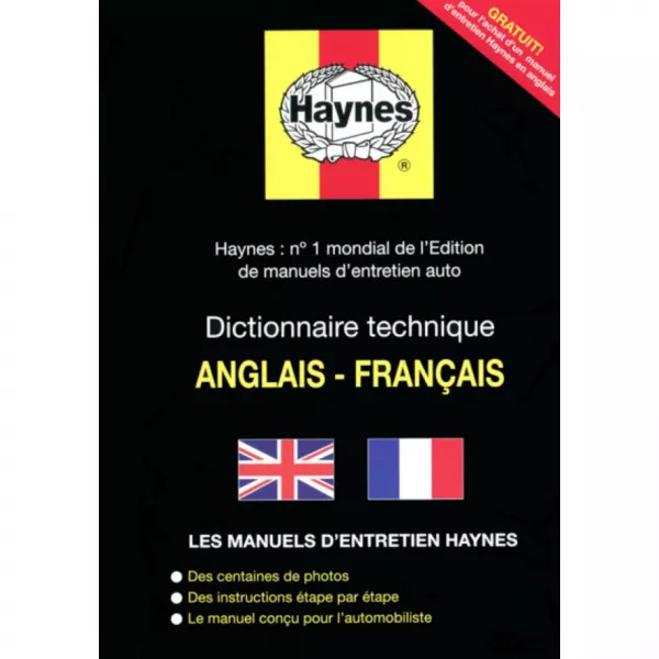 Englisch - Französisch Technisches Wörterbuch für Haynes Reparaturanleitungen