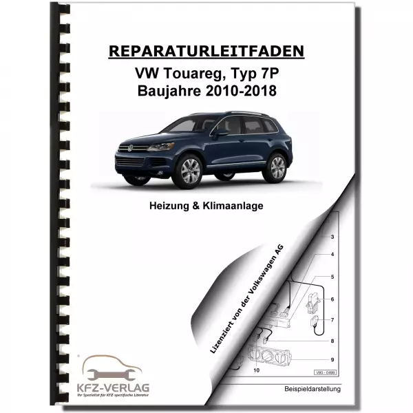 VW Touareg Typ 7P (10-18) Heizung Belüftung Klimaanlage Reparaturanleitung