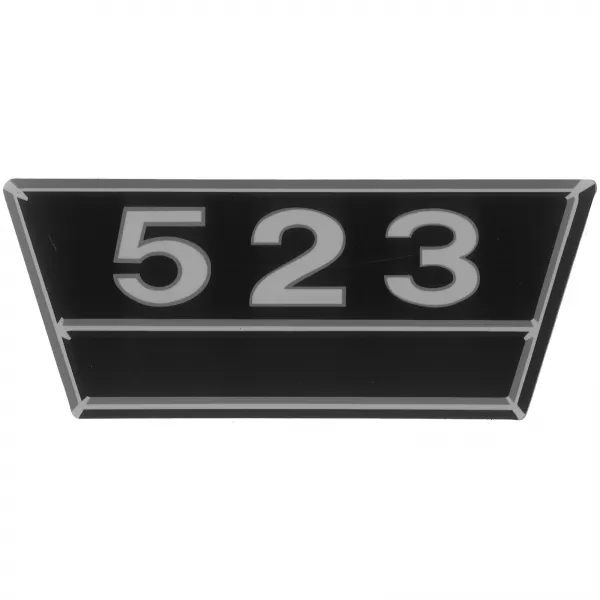Typenaufkleber: McCormick Aufkleber schwarz/weiß groß Modell: 523