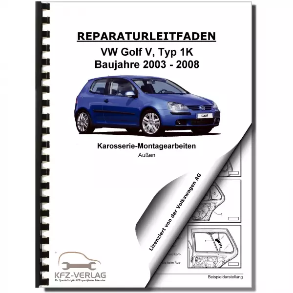 Original Volkswagen Motorhaubendämmung, VW Golf 5 V, Jetta 1K