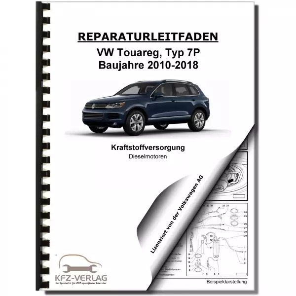 VW Touareg Typ 7P (10-18) Kraftstoffversorgung Dieselmotoren Reparaturanleitung