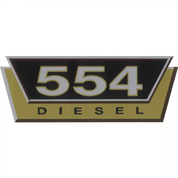 Typenaufkleber: McCormick Aufkleber Gold groß Modell: 554 Diesel
