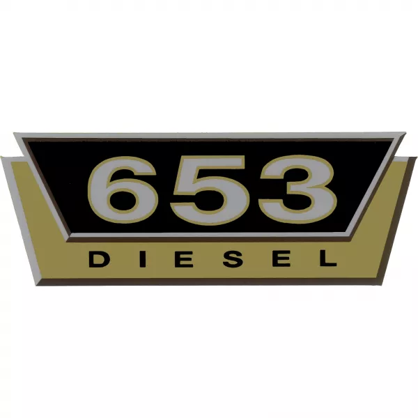 Typenaufkleber: McCormick Aufkleber Gold groß Modell: 653 Diesel