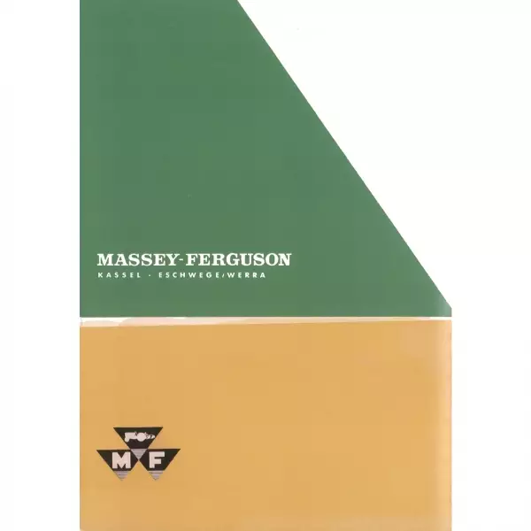 Massey Ferguson FE35 3 Zylinder Motor 3-A-1523 -Traktor Betriebsanleitung