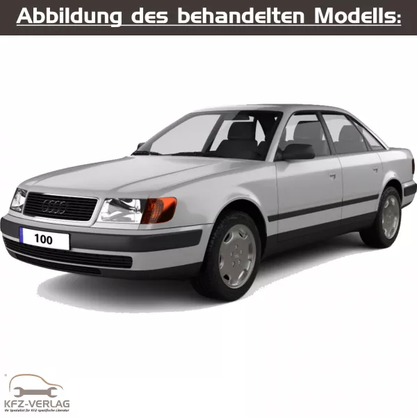 Audi 100 - Typ 4A, 4A2, 4A5 - Baujahre 1990 bis 1997 - Fahrzeugabschnitt: Ausgebautes und eingebautes Schaltgetriebe inkl. Kupplung - Reparaturanleitungen zur Reparatur in Eigenregie für Anfänger, Hobbyschrauber und Profis.