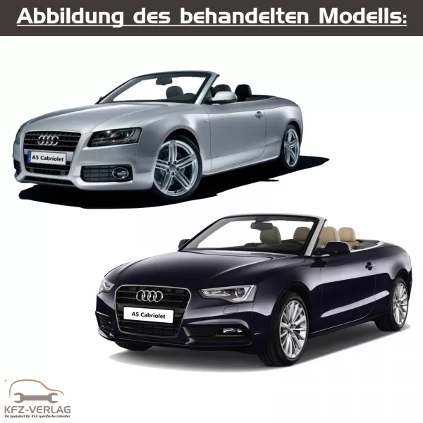 Audi A5 Cabrio - Typ 8F - Baujahre 2009 bis 2016 - Fahrzeugabschnitt: Diesel TDI Motor-Gemischaufbereitung, Direkteinspritzsystem und Vorglühanlage - Reparaturanleitungen zur Reparatur in Eigenregie für Anfänger, Hobbyschrauber und Profis.