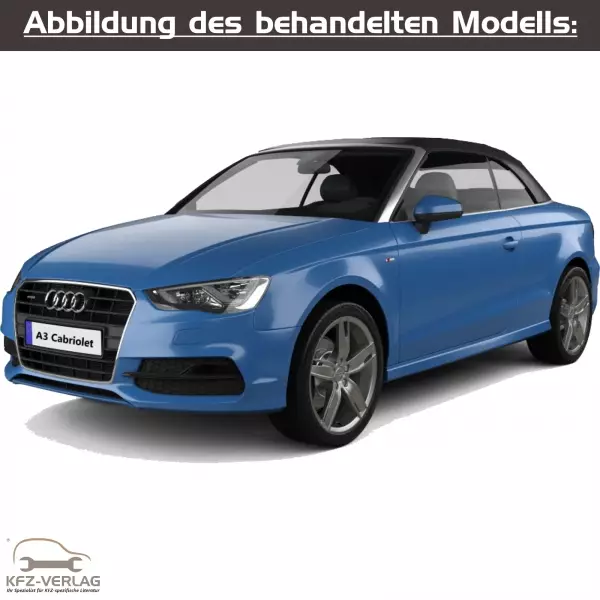 Audi A3 Cabriolet - Typ 8V, 8VA, 8VS, 8V7, 8V1, 85S, 85A - Baujahre 2014 bis 2020 - Fahrzeugabschnitt: Karosserie-Instandsetzung - Reparaturanleitungen zur Unfall-Instandsetzung in Eigenregie für Anfänger, Hobbyschrauber und Profis.