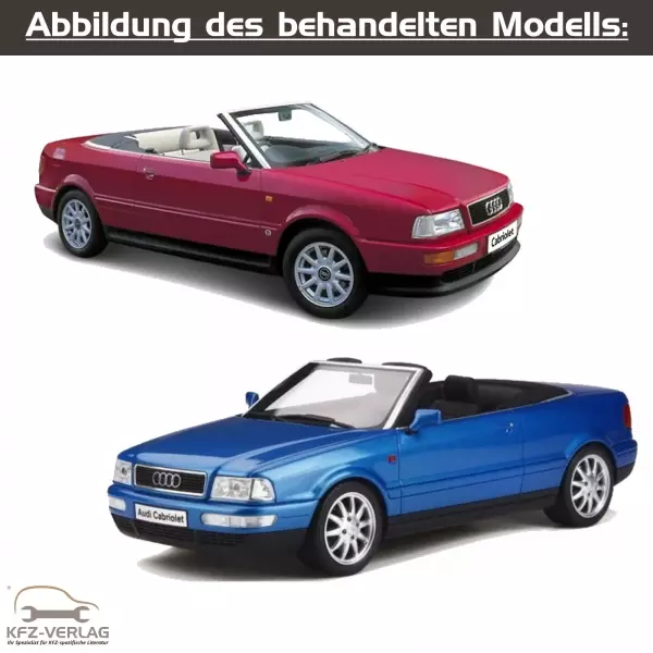 Audi Cabriolet - Typ 8G, 8G7 - Baujahre 1991 bis 2000 - Fahrzeugabschnitt: Eigendiagnose und Fehlersuche Karosserie - Reparaturanleitungen zur Reparatur in Eigenregie für Anfänger, Hobbyschrauber und Profis.