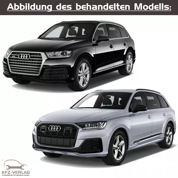 Audi Q7 - Typ 4M, 4MB, 4MG - Baujahre ab 2015 - Fahrzeugabschnitt: Bremssysteme, Handbremse, Trommelbremse, Scheibenbremse, Bremsbeläge, Bremsklötze, ABS - Reparaturanleitungen zur Reparatur in Eigenregie für Anfänger, Hobbyschrauber und Profis.
