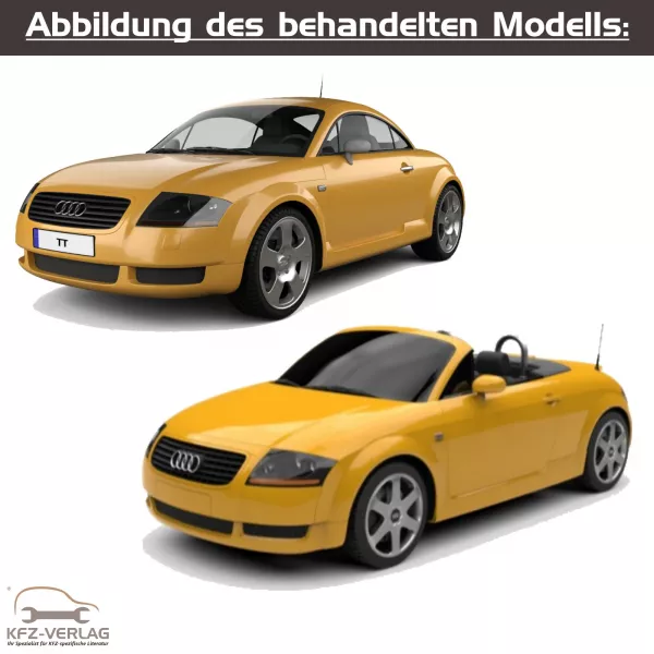 Audi TT - Typ 8N, 8N3, 8N9 - Baujahre 1998 bis 2006 - Fahrzeugabschnitt: Automatisches Getriebe, Automatikgetriebe, Doppelkupplungsgetriebe und Direktschaltgetriebe - Reparaturanleitungen zur Reparatur in Eigenregie für Anfänger, Hobbyschrauber und Profis.