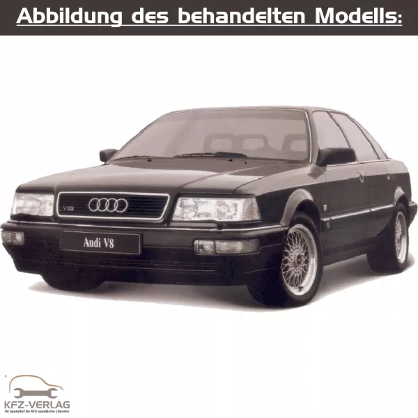 Audi V8 - Typ 44, 441, 442, 4C, 4C2, 4C8 - Baujahre 1988 bis 1994 - Fahrzeugabschnitt: Fahrwerk, Achsen, Lenkung - Reparaturanleitungen zur Reparatur in Eigenregie für Anfänger, Hobbyschrauber und Profis.