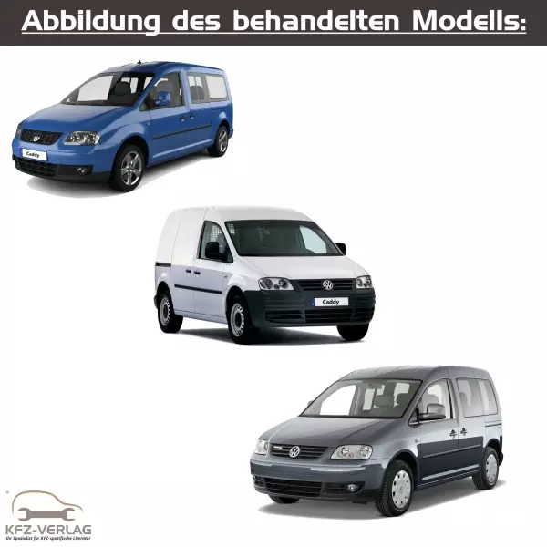 VW Caddy - Typ 2K, 2KA, 2KB, 2KH, 2KJ - Baujahre 2003 bis 2010 - Fahrzeugabschnitt: Ausgebautes und eingebautes Schaltgetriebe inkl. Kupplung - Reparaturanleitungen zur Reparatur in Eigenregie für Anfänger, Hobbyschrauber und Profis.