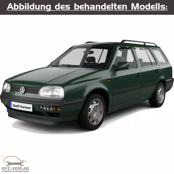 VW Golf 3 Variant - Typ 1H/1H1/1H2/1H5 - Baujahre von 1991 bis 1999 - Fahrzeugabschnitt: Diesel TDI Motor-Gemischaufbereitung, Direkteinspritzsystem und Vorglühanlage - Reparaturanleitungen zur Reparatur in Eigenregie für Anfänger, Hobbyschrauber und Profis.