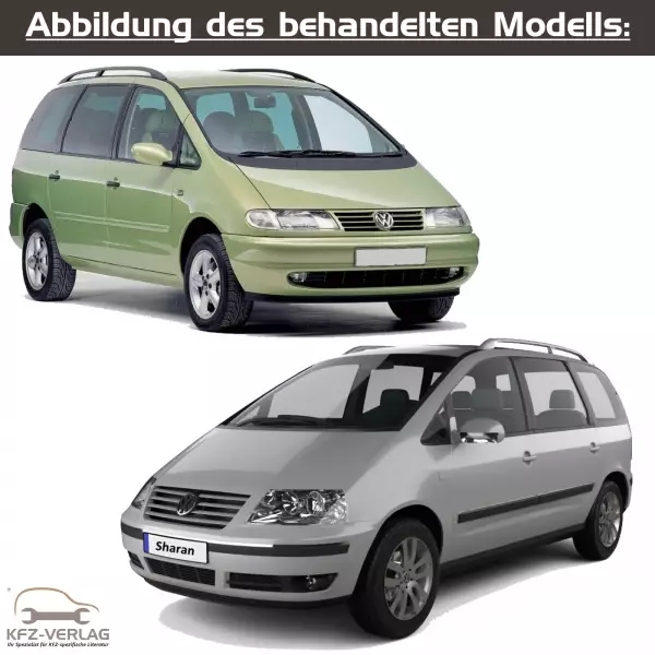 VW Sharan I - Typ 7M/7M6/7M8/7M9 - Baujahre von 1995 bis 2010 - Fahrzeugabschnitt: Bremssysteme, Handbremse, Trommelbremse, Scheibenbremse, Bremsbeläge, Bremsklötze, ABS - Reparaturanleitungen zur Reparatur in Eigenregie für Anfänger, Hobbyschrauber und Profis.