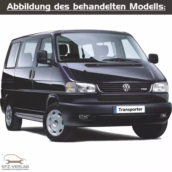 VW Transporter T4 - Typ 7D - Baujahre 1996 bis 2003 - Fahrzeugabschnitt: Bremssysteme, Handbremse, Trommelbremse, Scheibenbremse, Bremsbeläge, Bremsklötze, ABS - Reparaturanleitungen zur Reparatur in Eigenregie für Anfänger, Hobbyschrauber und Profis.