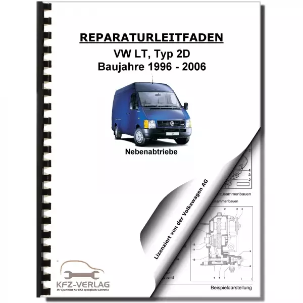 VW LT Typ 2D 1996-2006 Nebenabtriebe Getriebe Reparaturanleitung