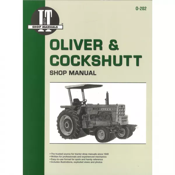 Oliver & Cockshutt u.a. G-550 G-750 G-850 G-940 Traktor Reparaturanleitung I&T