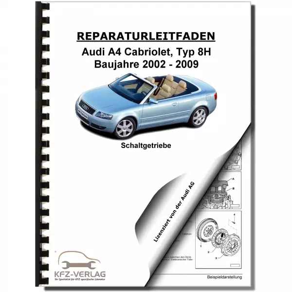 Audi A4 Cabriolet (02-09) 6 Gang Schaltgetriebe Kupplung 01X Reparaturanleitung