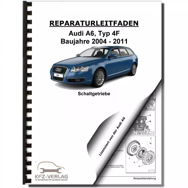 Audi A6 4F 2004-2011 6 Gang Schaltgetriebe 01X Kupplung Reparaturanleitung