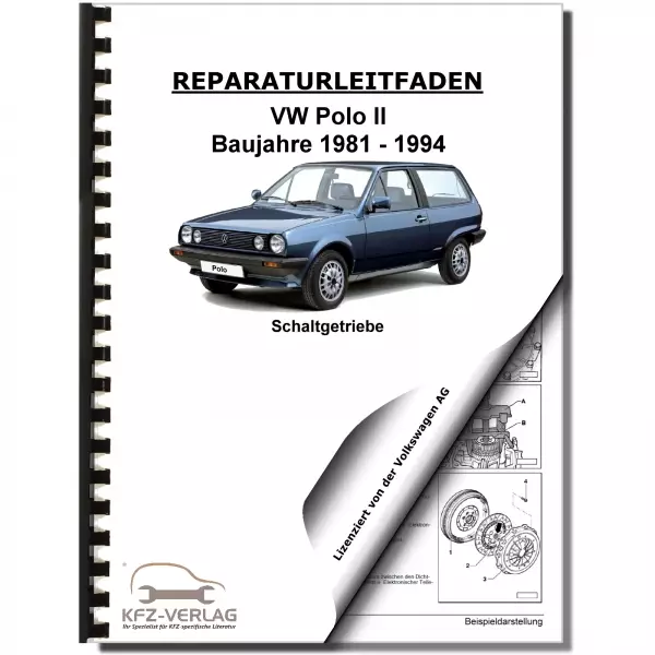 VW Polo 2 Typ 86C (81-94) 4 Gang Schaltgetriebe 084 Kupplung Reparaturanleitung