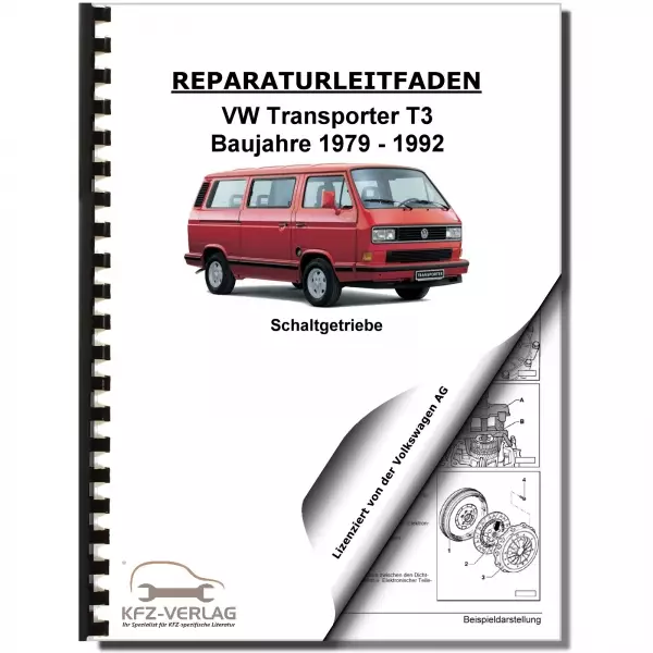 VW Transporter T3 (79-92) 4 Gang Schaltgetriebe 091 Kupplung Reparaturanleitung