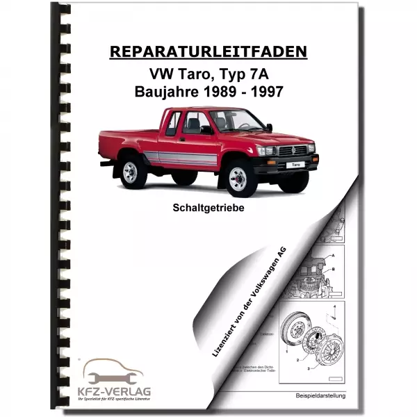 VW Taro 7A (89-97) Kupplung Schaltgetriebe G52 G54 G58 W56 Reparaturanleitung