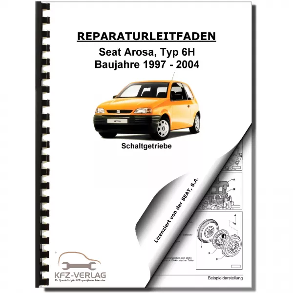 SEAT Arosa 6H 1997-2004 5 Gang Schaltgetriebe 085 Kupplung Reparaturanleitung
