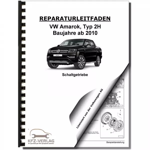 VW Amarok Typ 2H (10>) 6 Gang Schaltgetriebe 0C6 Kupplung Reparaturanleitung