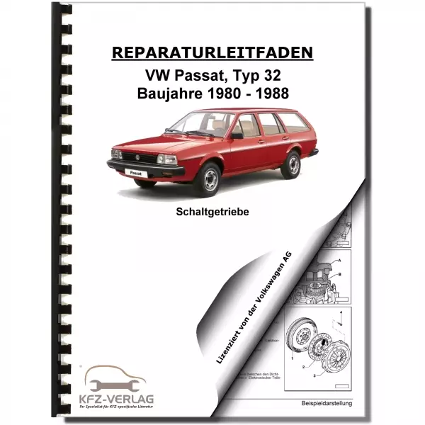 VW Passat 2 32 (80-88) 4 Gang Schaltgetriebe 014/II Kupplung Reparaturanleitung
