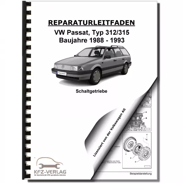 VW Passat 3 35 1988-1993 5 Gang Schaltgetriebe 02C Allrad Reparaturanleitung