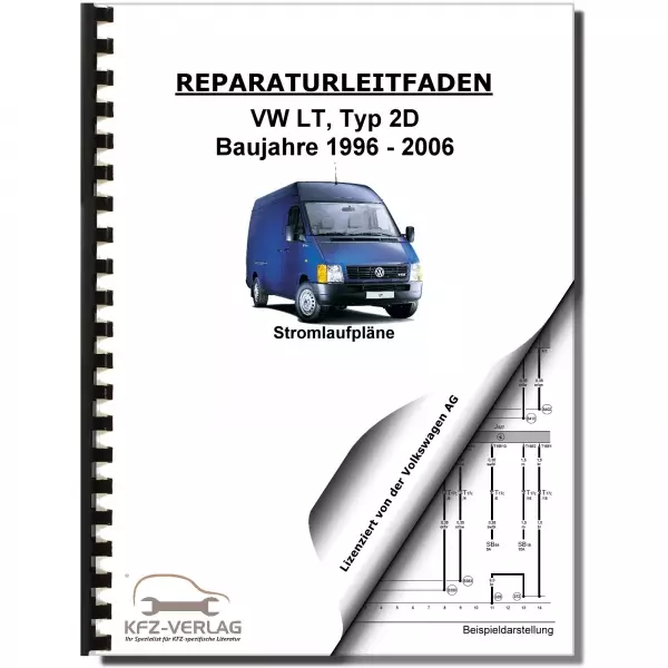 VW LT Typ 2D 1996-2006 Schaltplan Stromlaufplan Verkabelung Elektrik Pläne