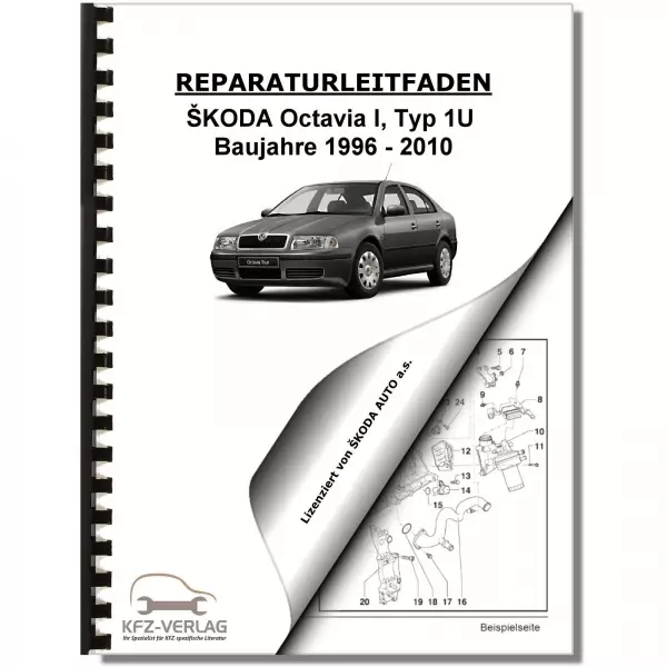 SKODA Octavia 1U 1996-2010 Karosseriearbeiten Innen und Außen Reparaturanleitung